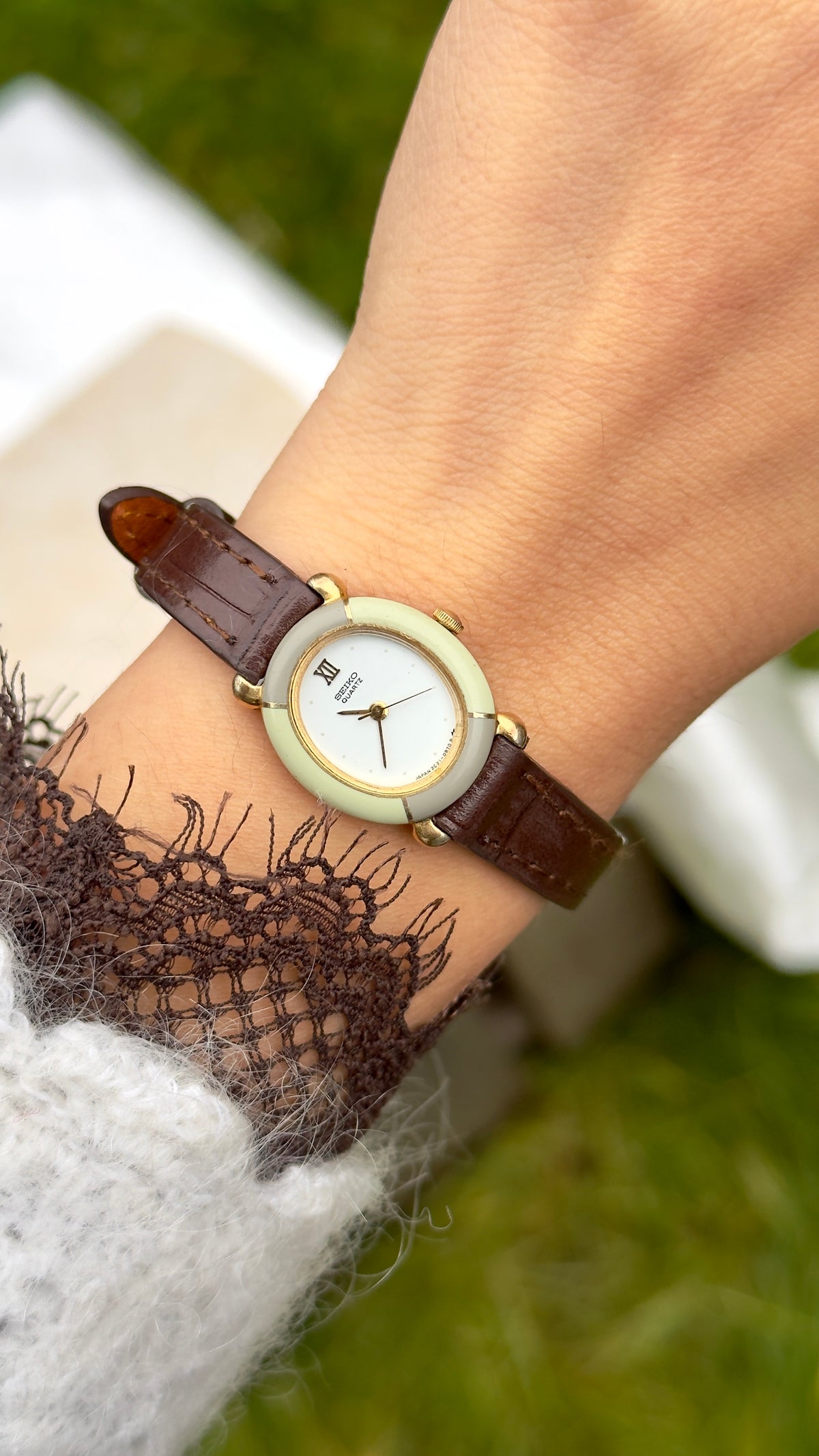Vintage Seiko Women's Watch 1995 - Enameled case