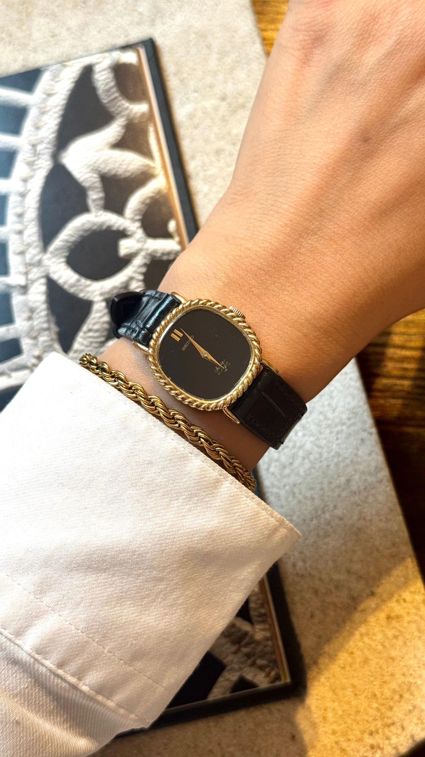 Vintage Seiko Socie 1976 Watch - Gold Plated