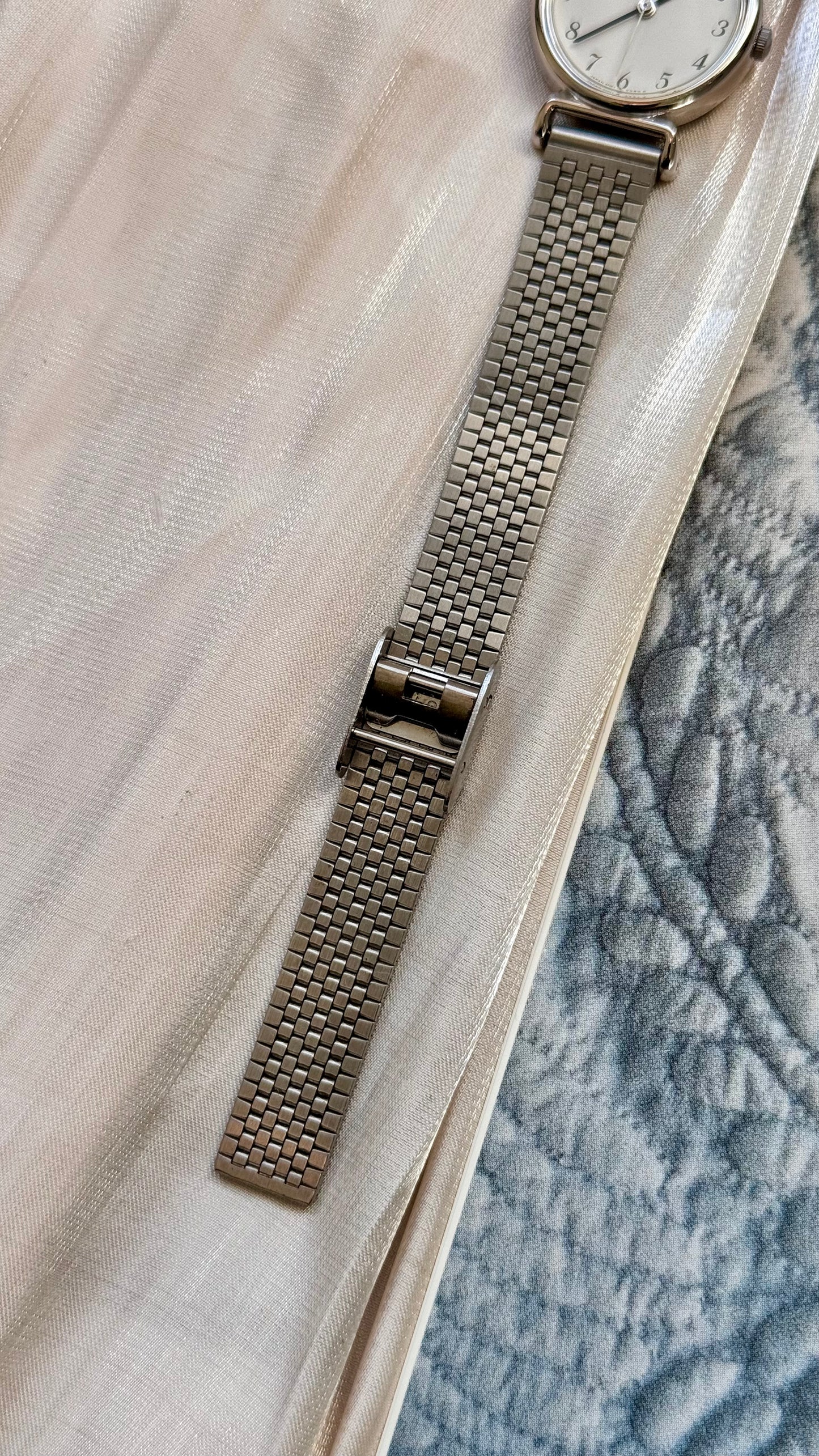 Vintage Seiko 1991 Watch - Adjustable Mesh Strap