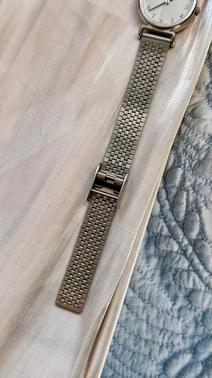 Vintage Seiko 1991 Watch - Adjustable Mesh Strap