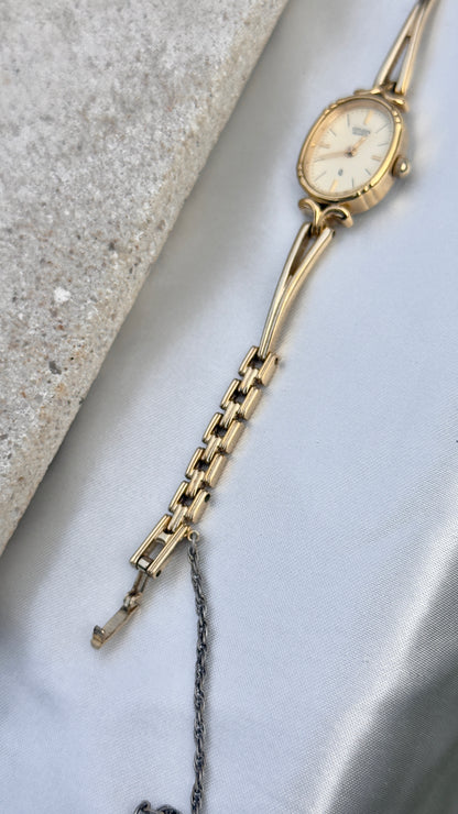 1990 Citizen CQ Vintage Watch - Gold Plated
