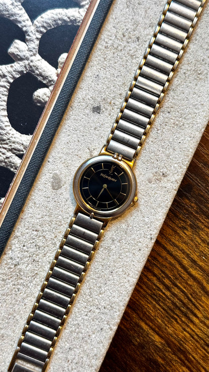 Yves Saint Laurent vintage watch (YSL) 1990s - Black Dial