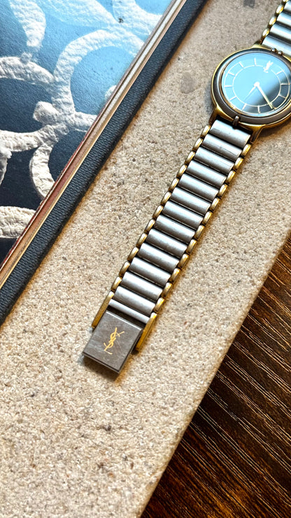 Yves Saint Laurent vintage watch (YSL) 1990s - Black Dial