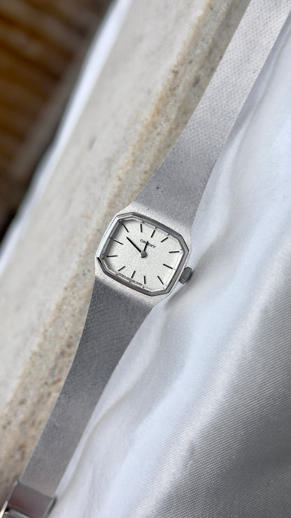 ORIENT Vintage Manual Watch 1970s - White Gold Plated