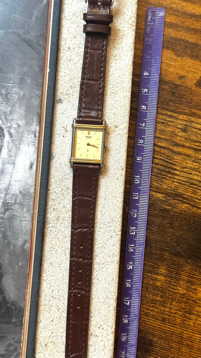 Seiko Tank Vintage Watch 1989 - Gold Plated