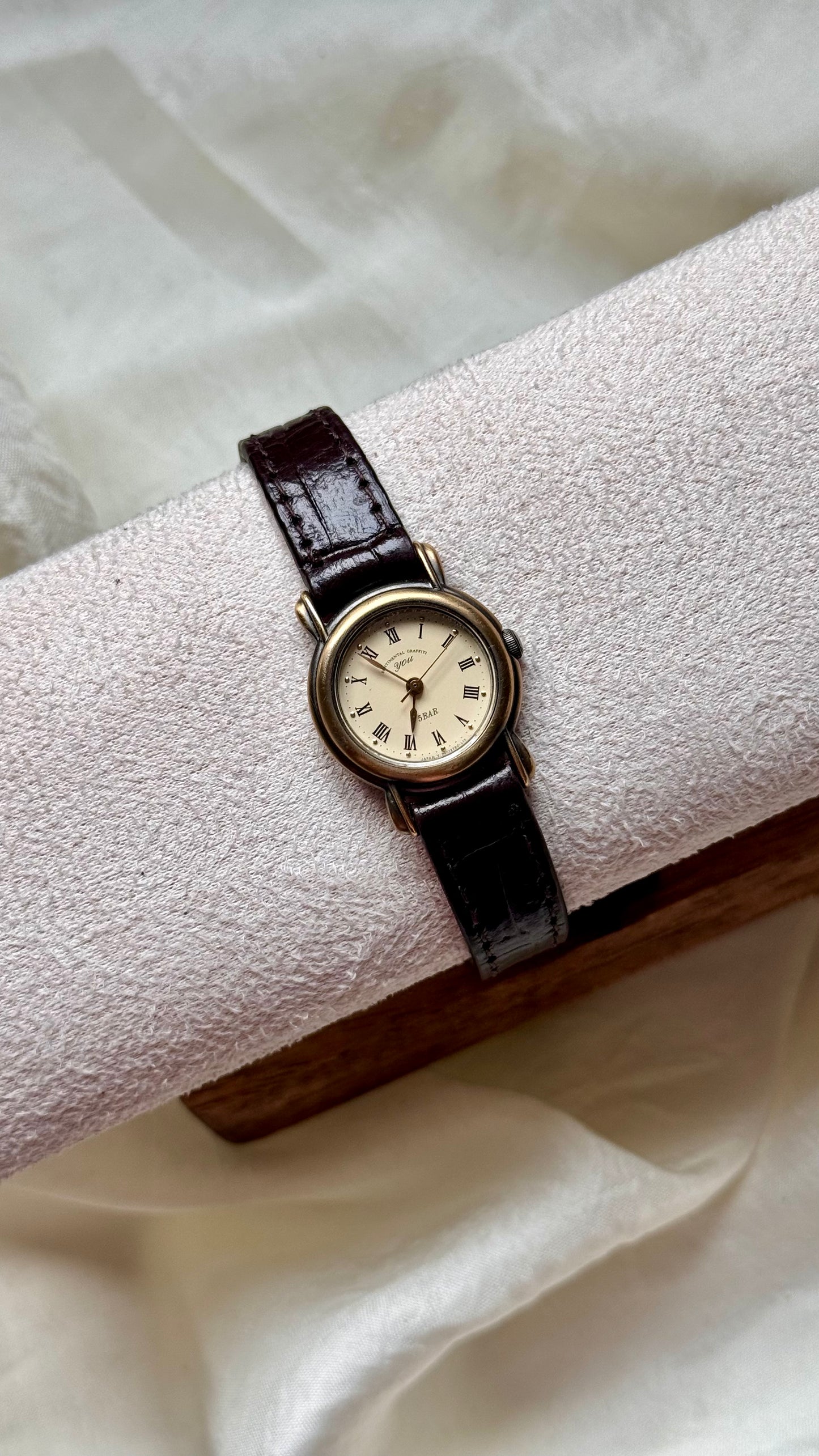 YOU - Orient Vintage Watch 1990s - Bespoke Leather