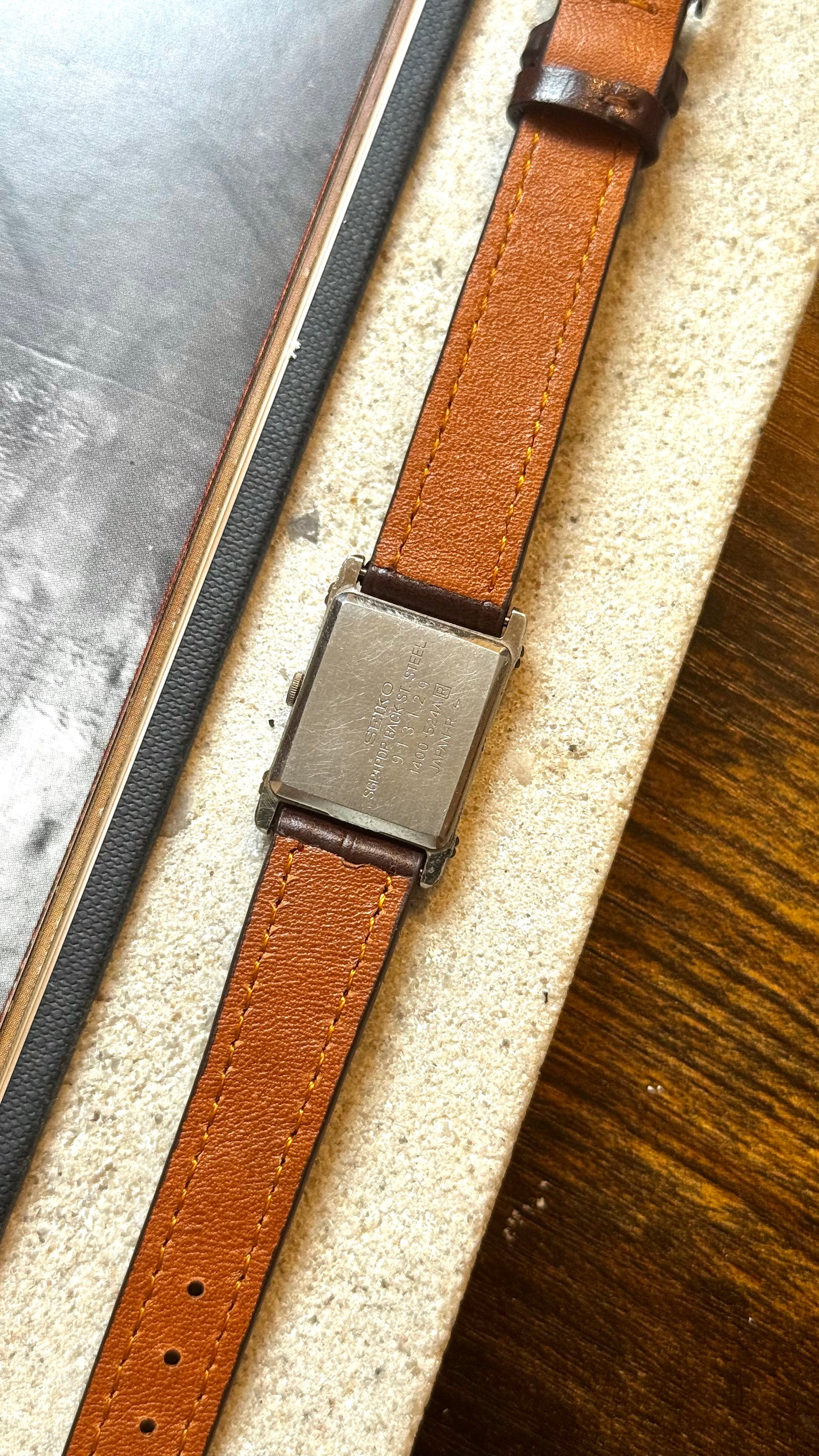 Seiko Tank Vintage Watch 1989 - Gold Plated