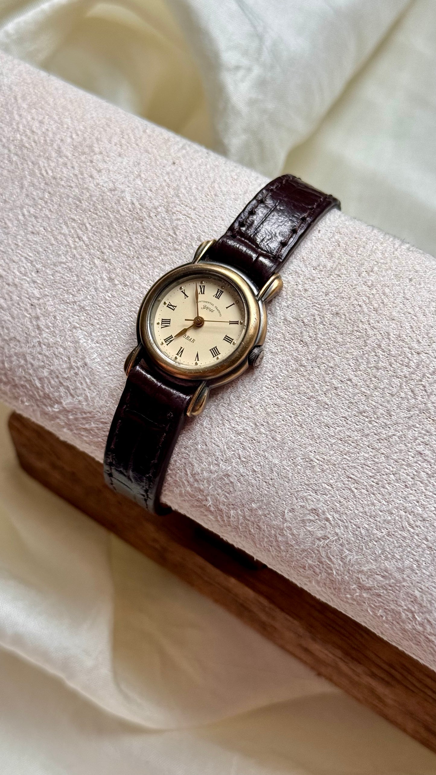 YOU - Orient Vintage Watch 1990s - Bespoke Leather