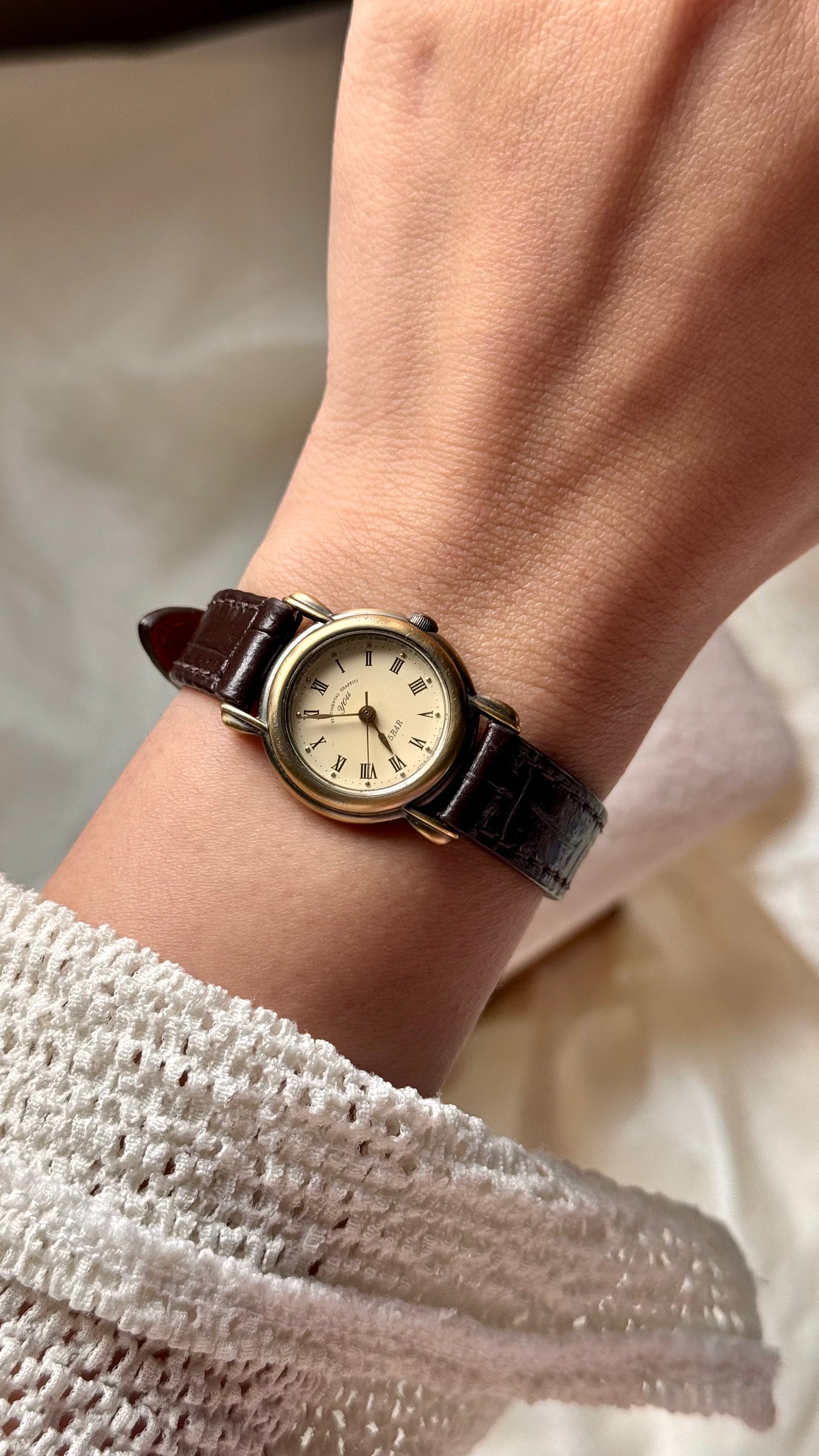 YOU - Orient Vintage Watch 1990s - Bespoke Leather