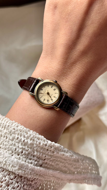 YOU - Orient Vintage Watch 1990s - Bespoke Leather