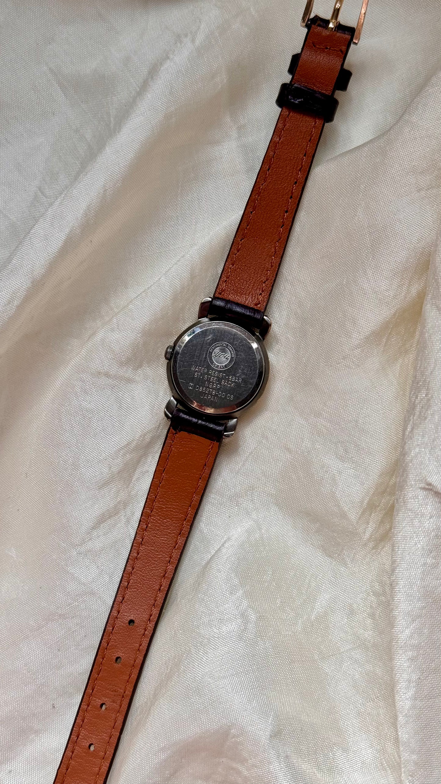 YOU - Orient Vintage Watch 1990s - Bespoke Leather