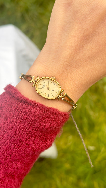 1990 Citizen CQ Vintage Watch - Gold Plated