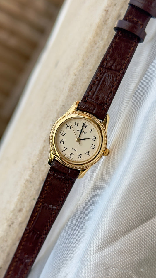 Vintage Seiko Alba Women's Watch 1995 - Gold Plated - Near Mint Condition