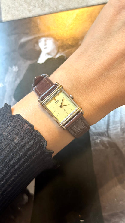 Seiko Tank Vintage Watch 1989 - Gold Plated