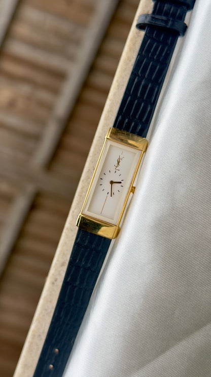 Yves Saint Laurent vintage watch (YSL) 1996 - Bespoke genuine leather
