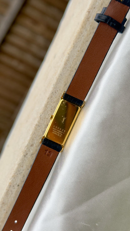 Yves Saint Laurent vintage watch (YSL) 1996 - Bespoke genuine leather