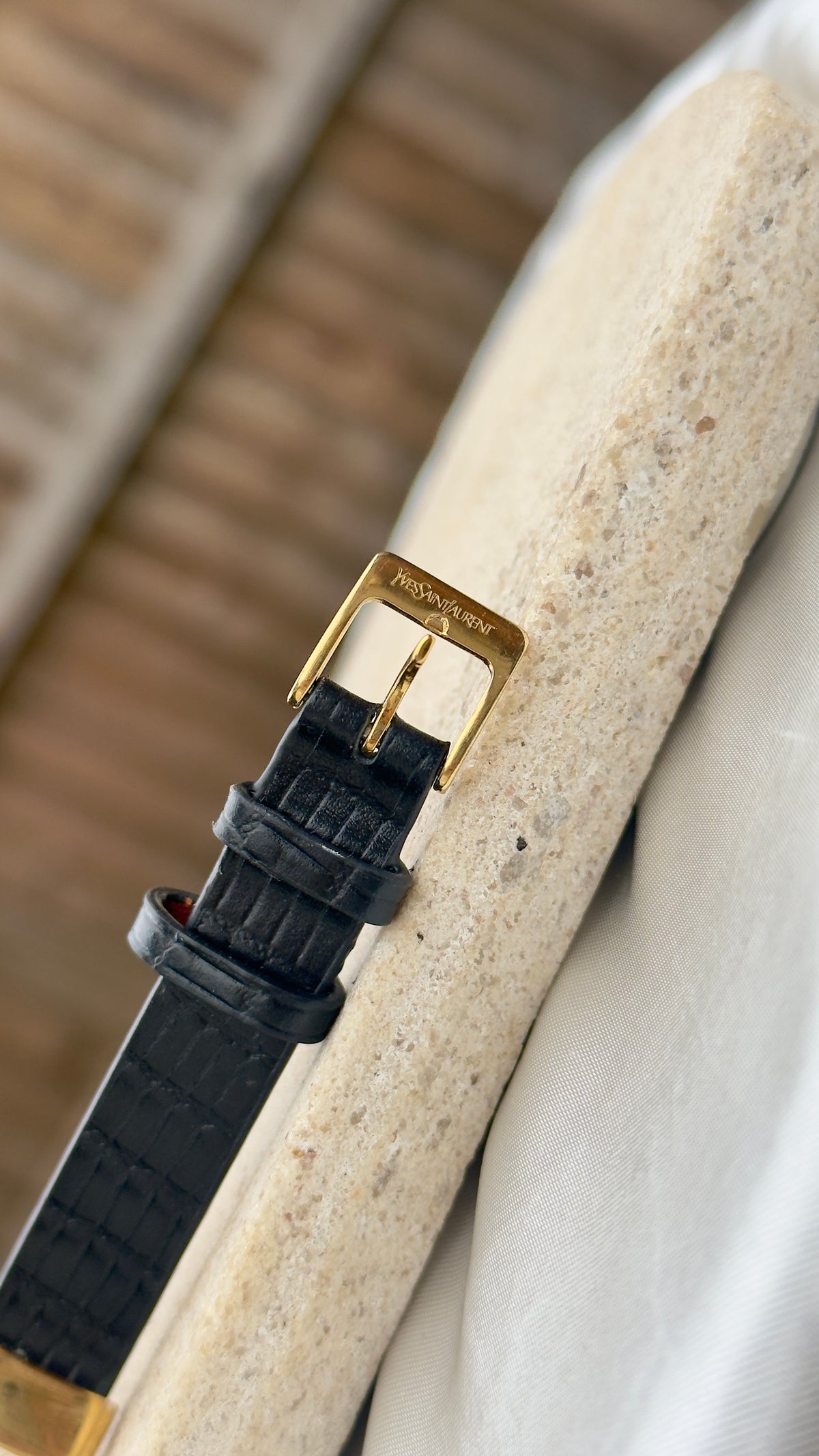 Yves Saint Laurent vintage watch (YSL) 1996 - Bespoke genuine leather