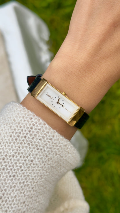 Yves Saint Laurent vintage watch (YSL) 1996 - Bespoke genuine leather