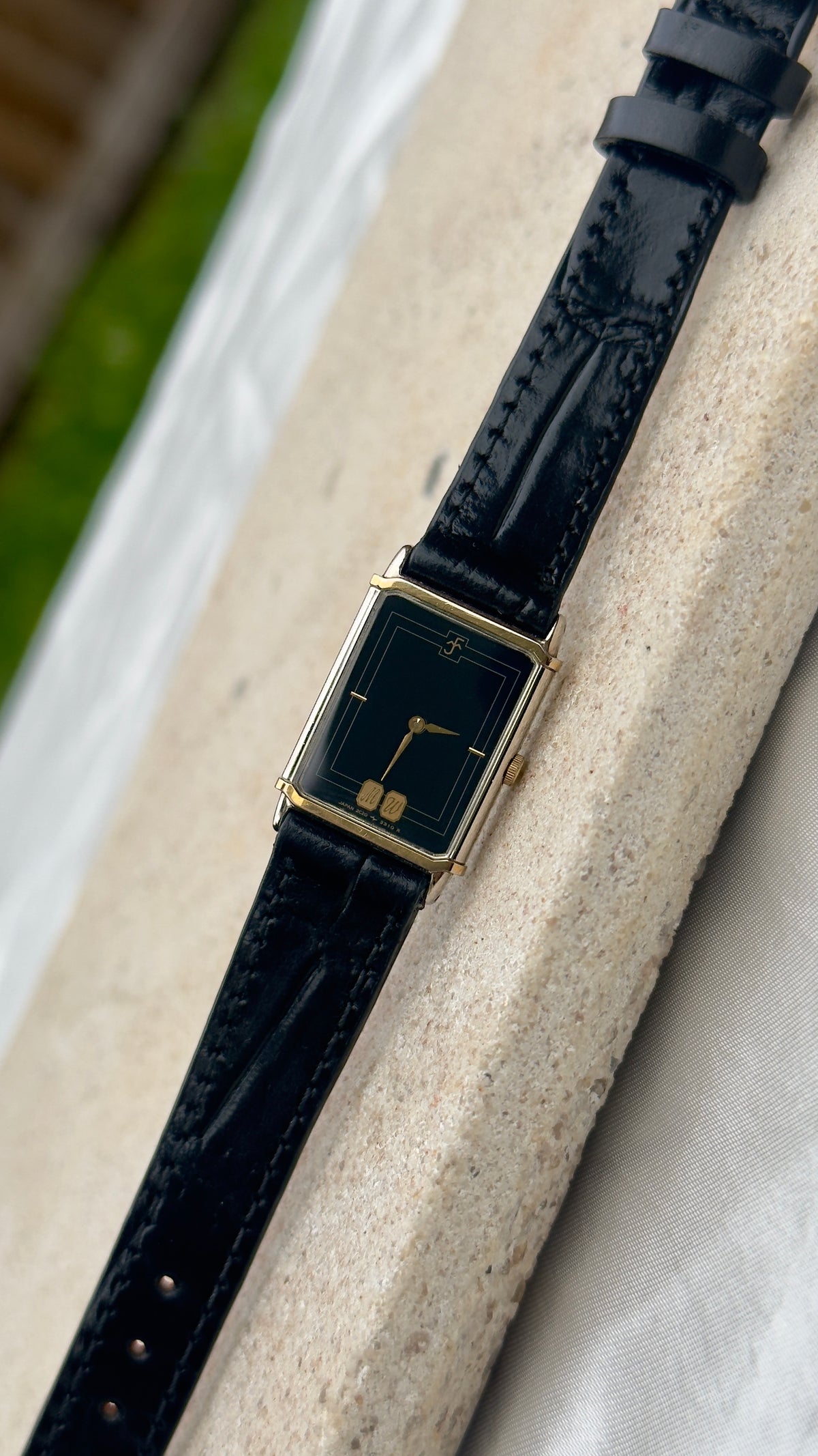 Vintage Seiko M-W Initials Women's Tank Watch 1996