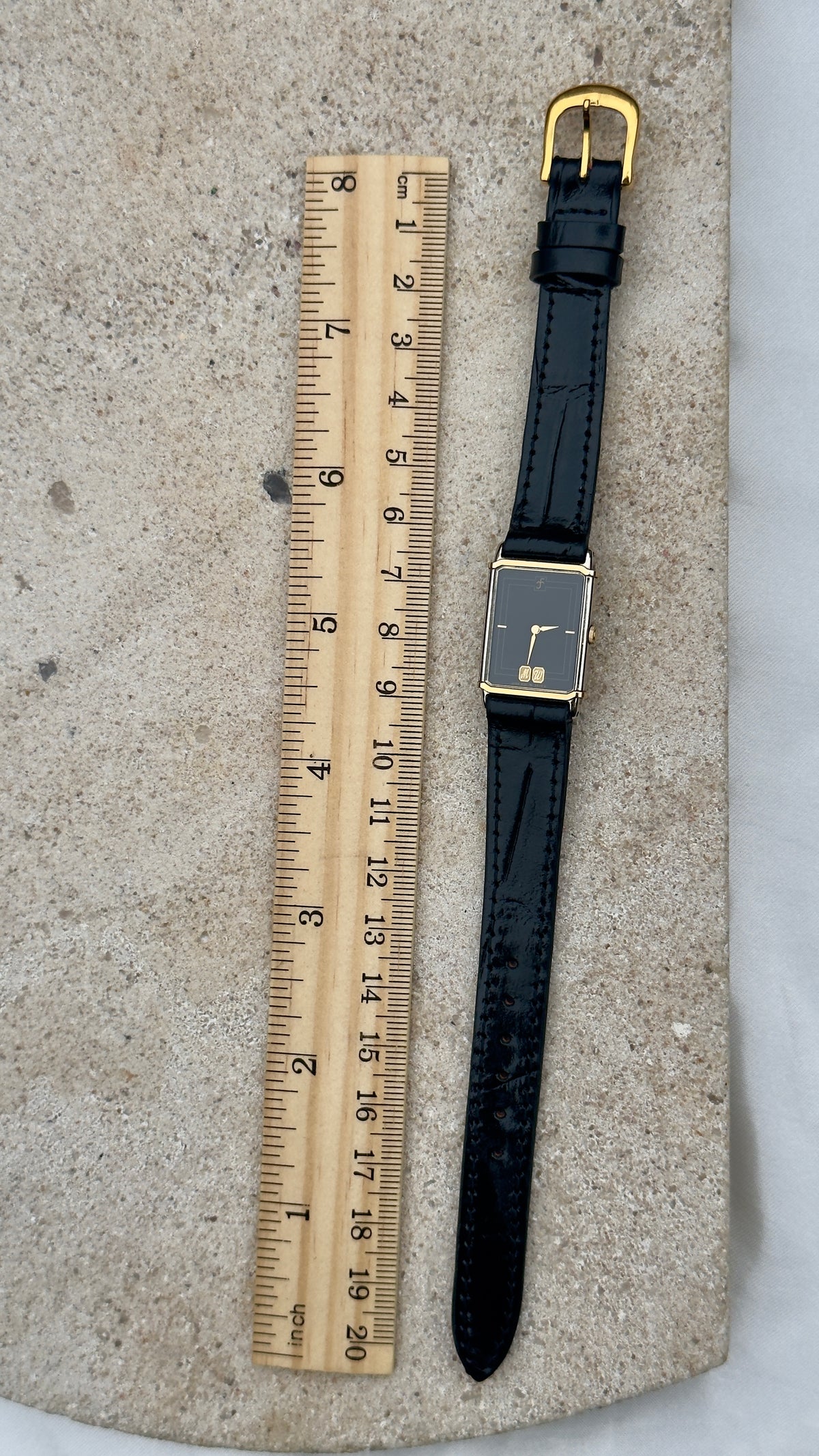 Vintage Seiko M-W Initials Women's Tank Watch 1996
