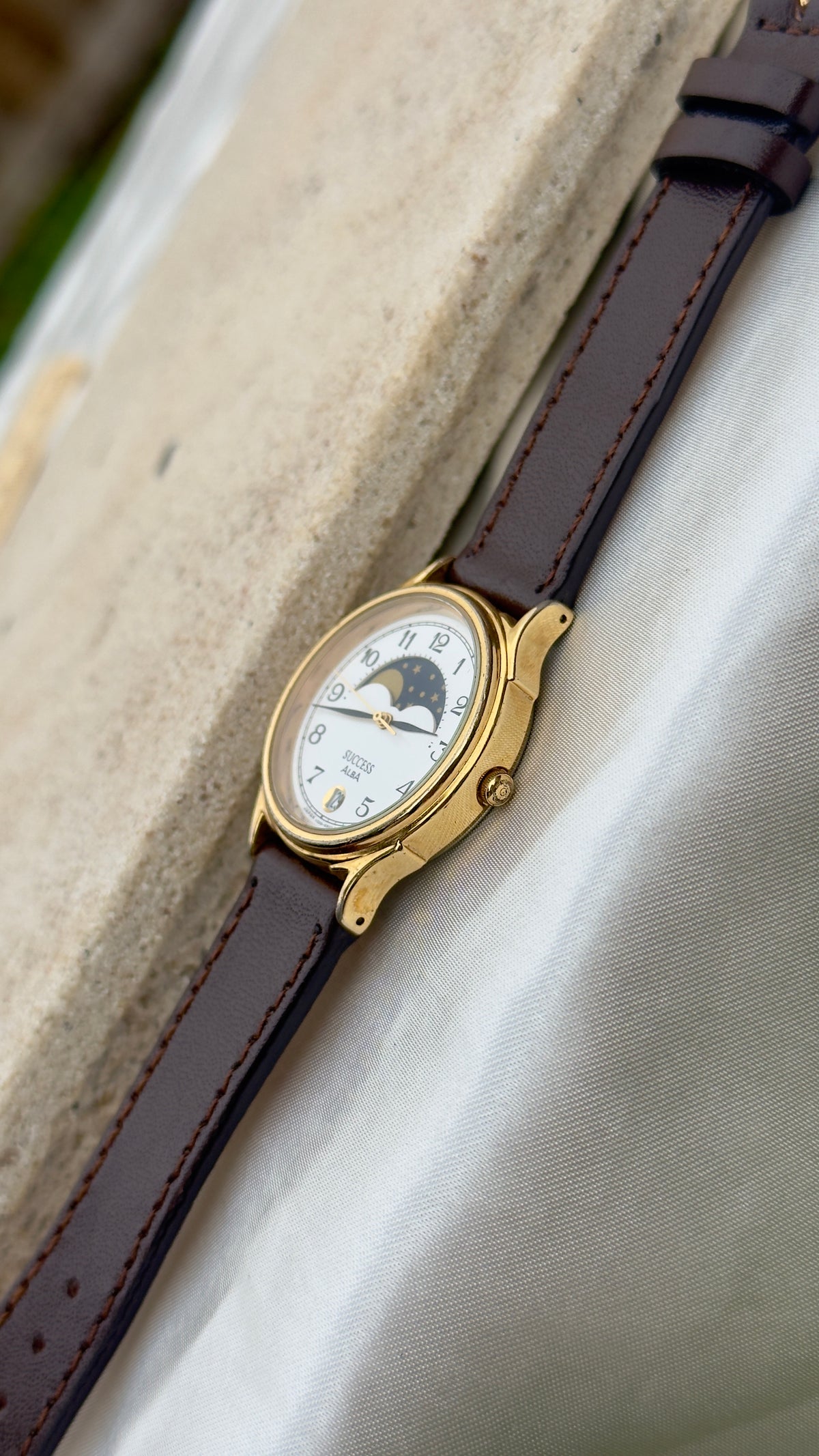 Super Rare Vintage Seiko Alba Watch- Moon Calendar - 1993