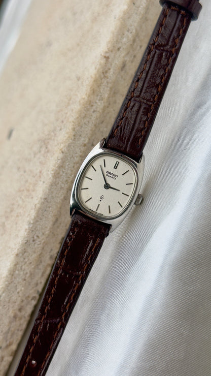 Seiko Chariot Vintage Women's Watch 1977 - Bespoke Leather