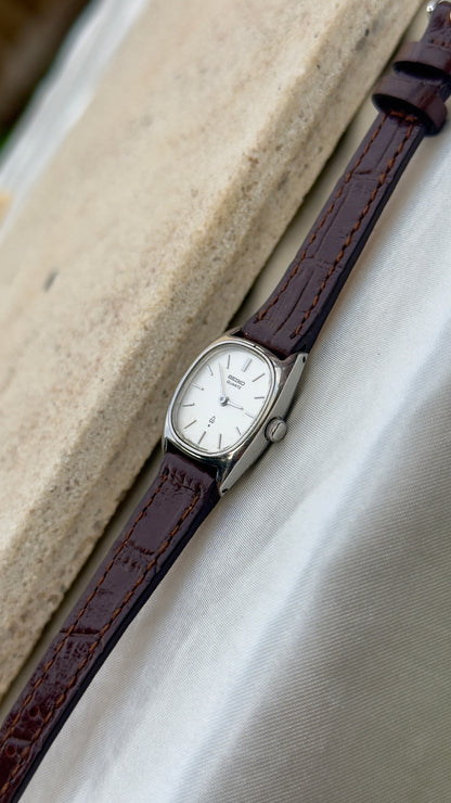 Seiko Chariot Vintage Women's Watch 1977 - Bespoke Leather