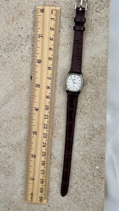 Seiko Chariot Vintage Women's Watch 1977 - Bespoke Leather
