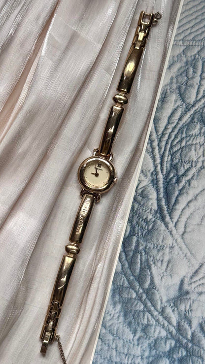 Marie Claire vintage watch - 18ct Gold Plated
