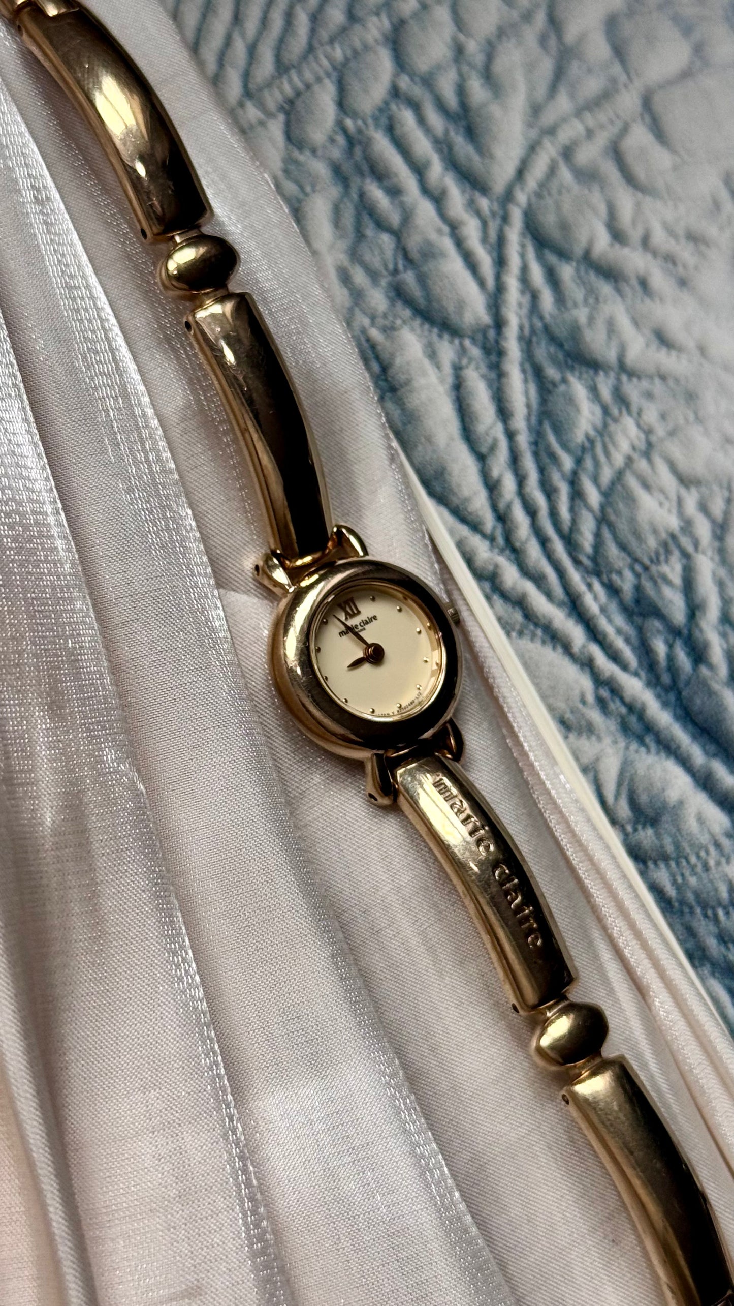 Marie Claire vintage watch - 18ct Gold Plated