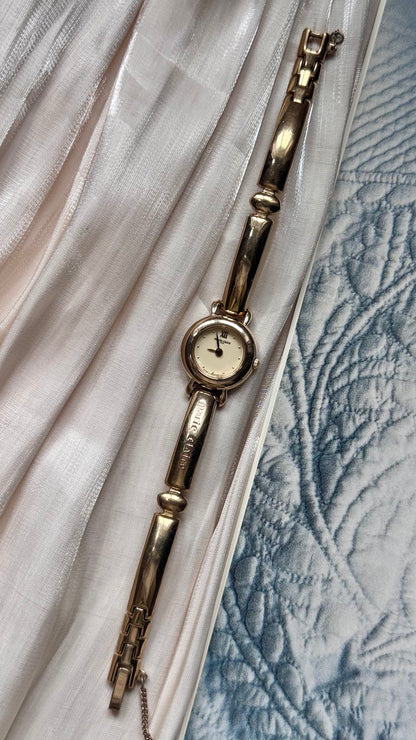 Marie Claire vintage watch - 18ct Gold Plated