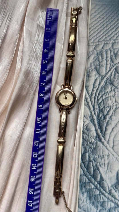 Marie Claire vintage watch - 18ct Gold Plated