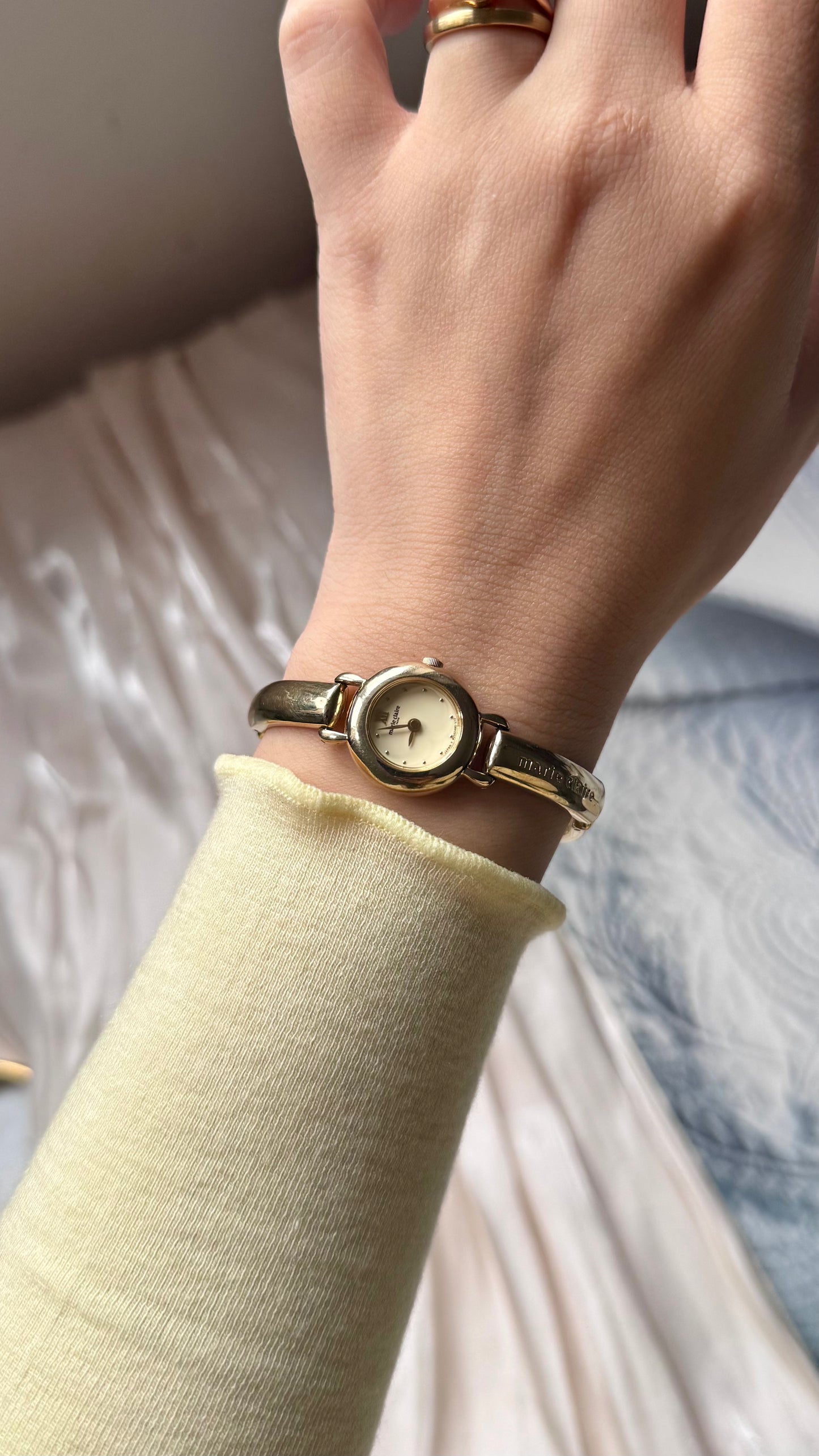 Marie Claire vintage watch - 18ct Gold Plated
