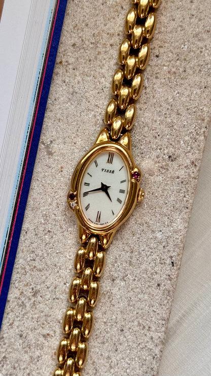 Seiko vintage watch - genuine rubies