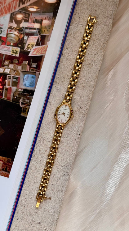 Seiko vintage watch - genuine rubies