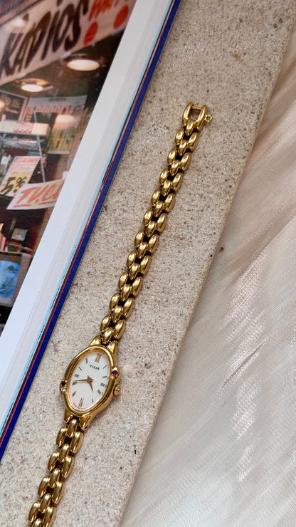 Seiko vintage watch - genuine rubies