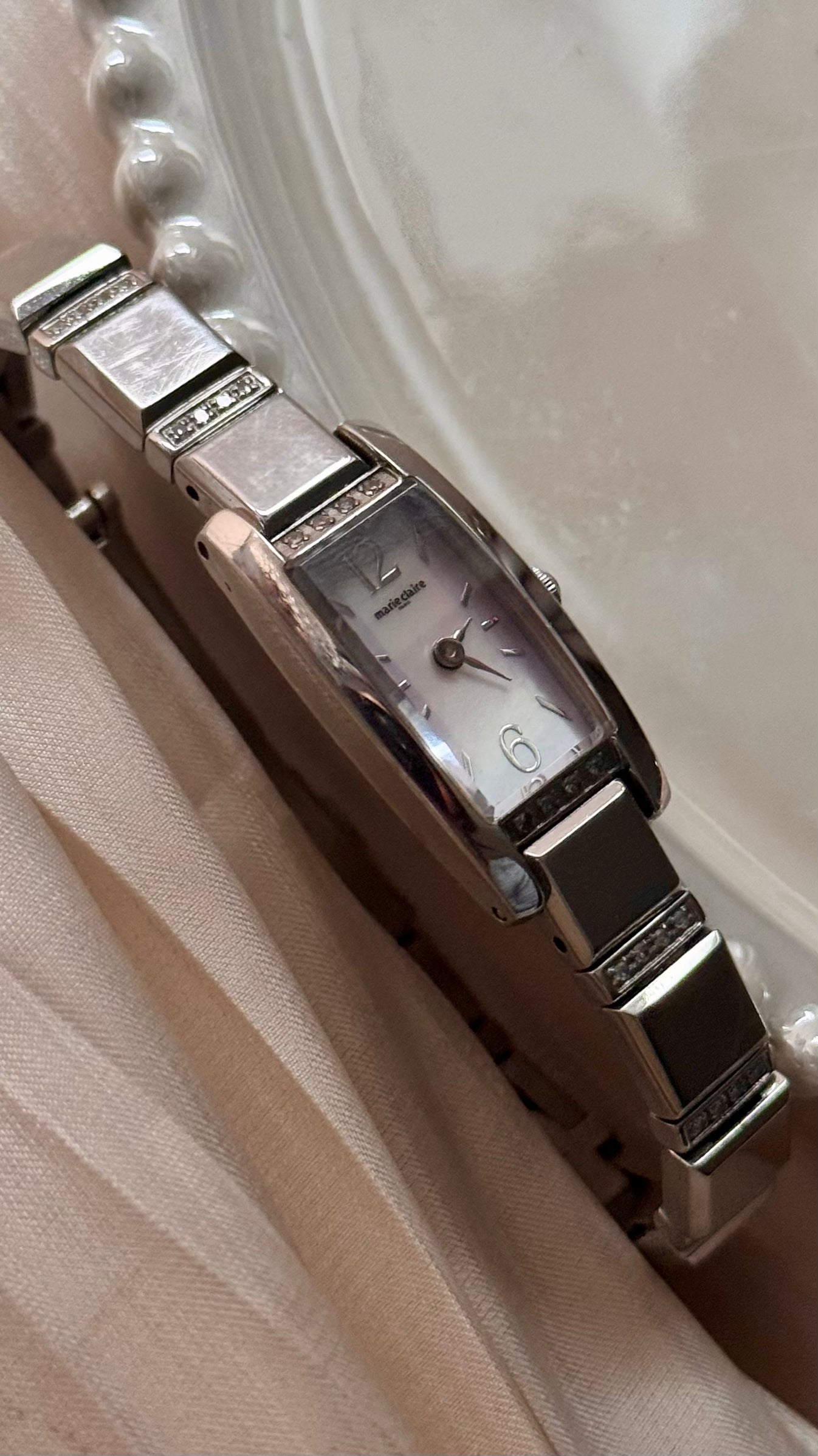 Vintage Marie Claire Dress Watch - Mother Of Pearl Dial