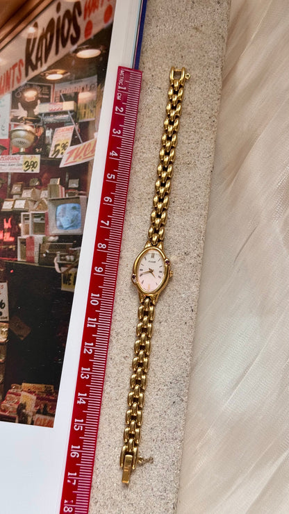 Seiko vintage watch - genuine rubies