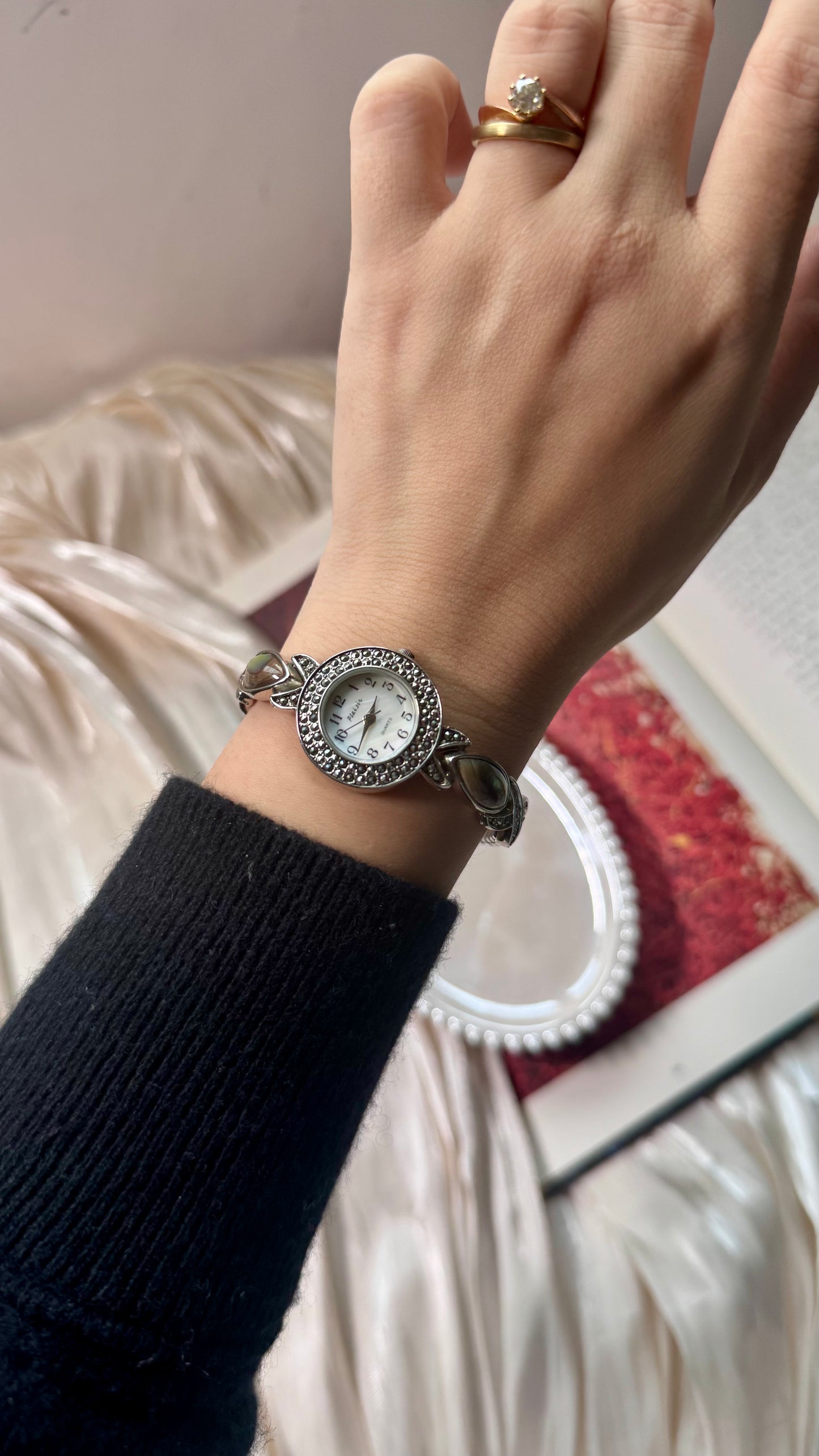 1990s Art Deco Vintage Bangle Watch - Super Rare Find