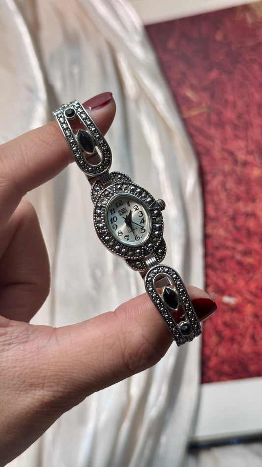 1990s Art Deco Vintage Bangle Watch - Super Rare Find