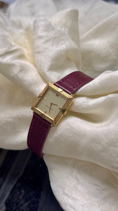 Nina Ricci x Seiko 1982 Vintage Watch - Bespoke leather