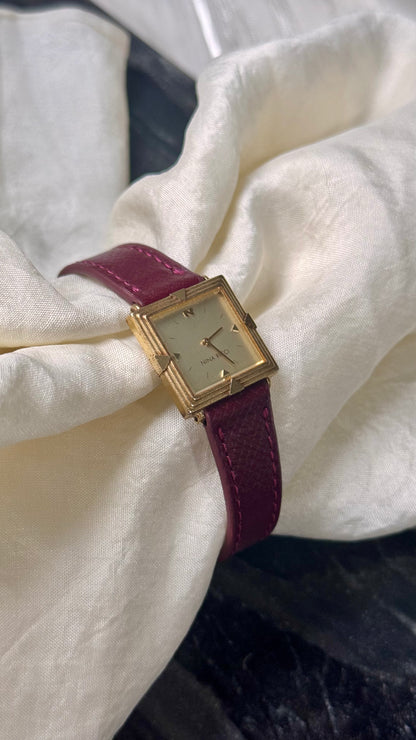 Nina Ricci x Seiko 1982 Vintage Watch - Bespoke leather