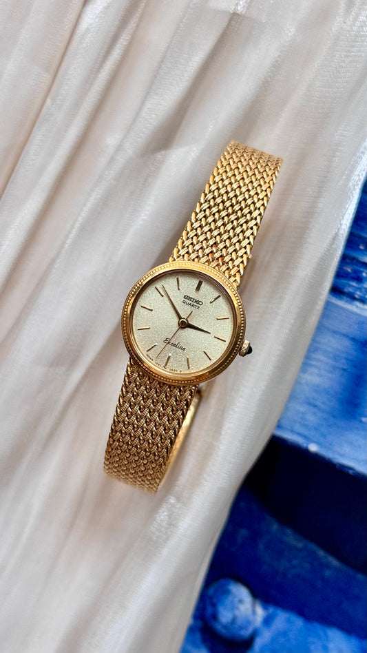 Super Rare 1995 Seiko Exceline Vintage Watch - Gold Plated - Near Mint Condition