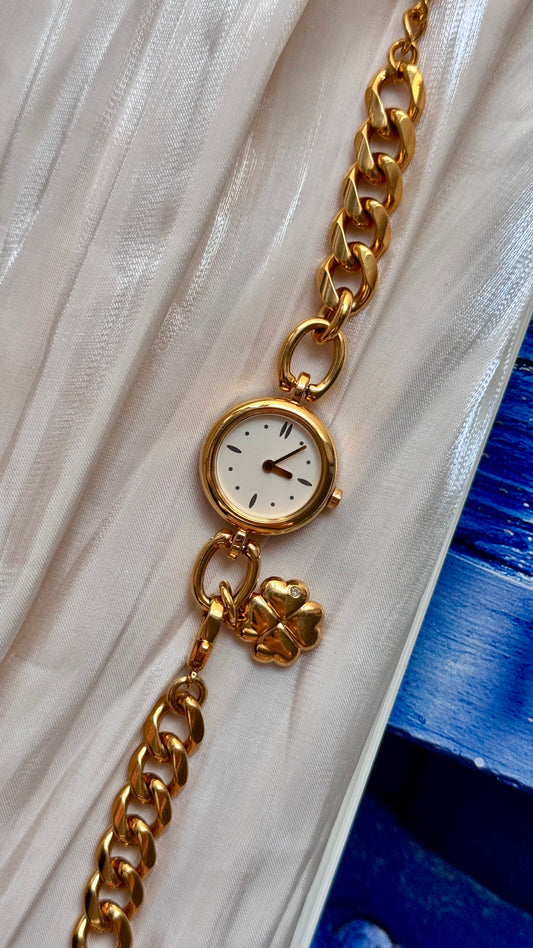 Noevir Vintage Watch - Gold Plated