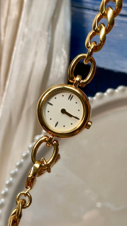 Noevir Vintage Watch - Gold Plated