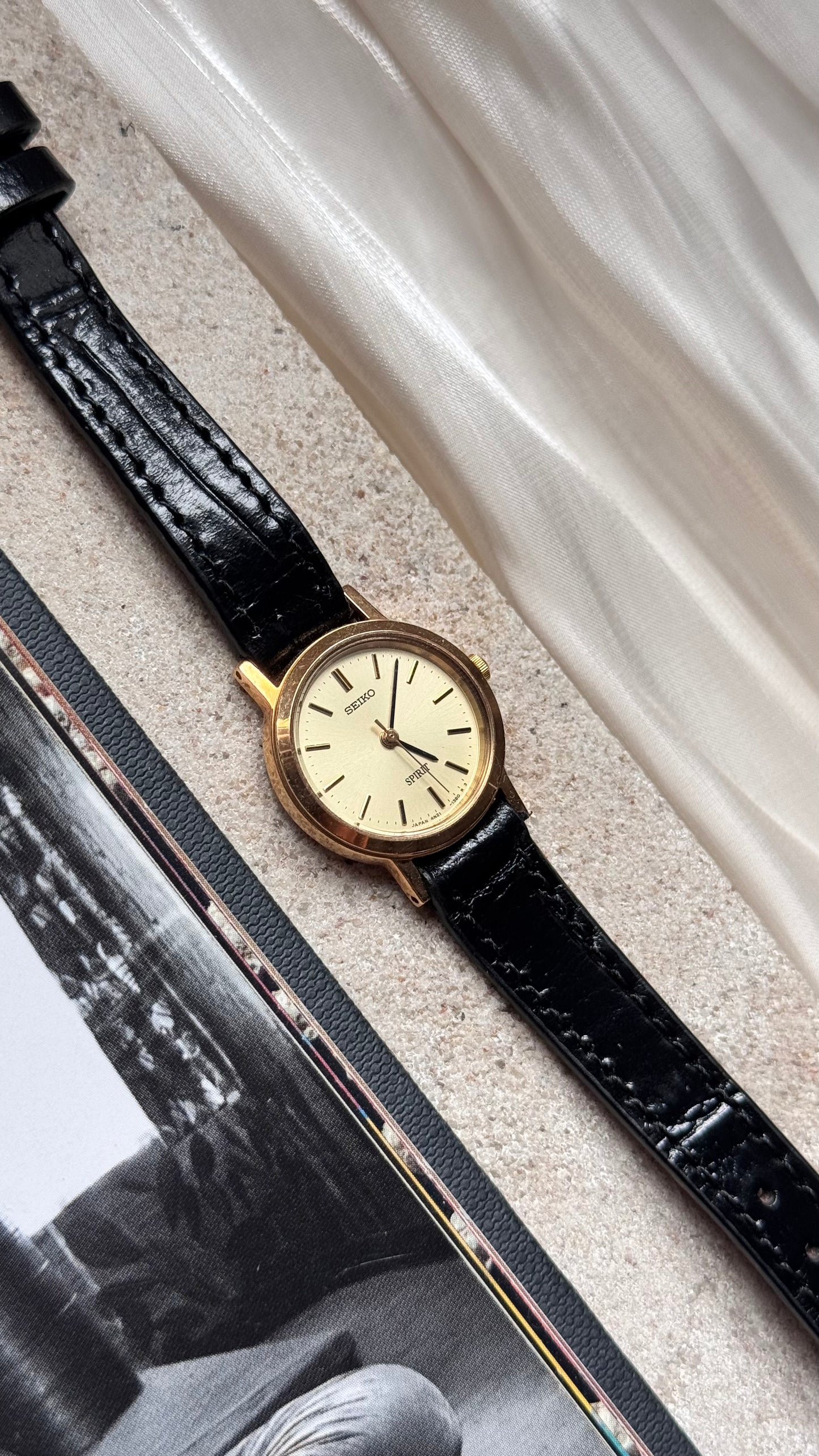 Seiko Spirit 1998 vintage watch - gold plated