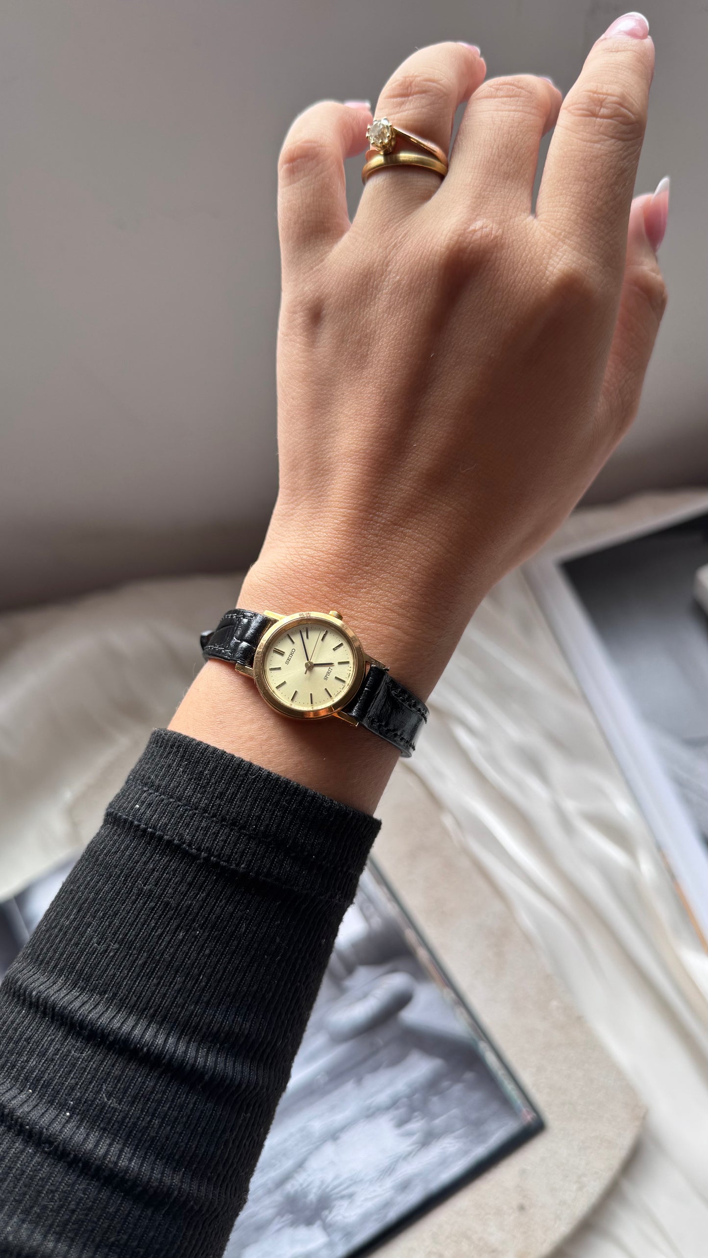 Seiko Spirit 1998 vintage watch - gold plated