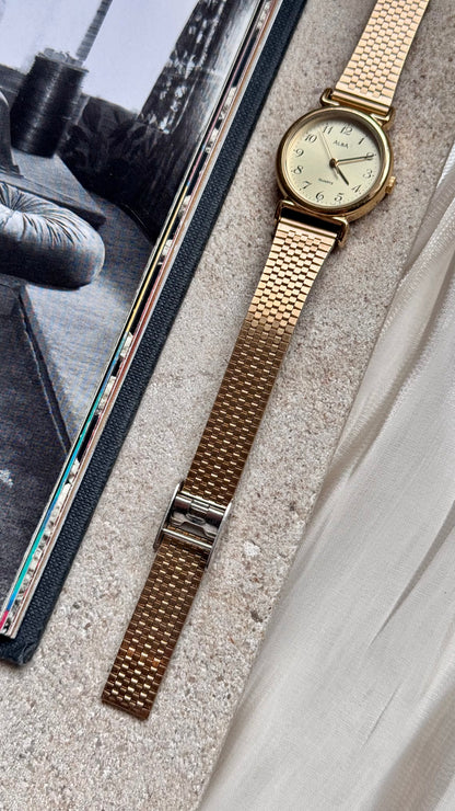 Seiko Alba vintage watch - gold plated 1990