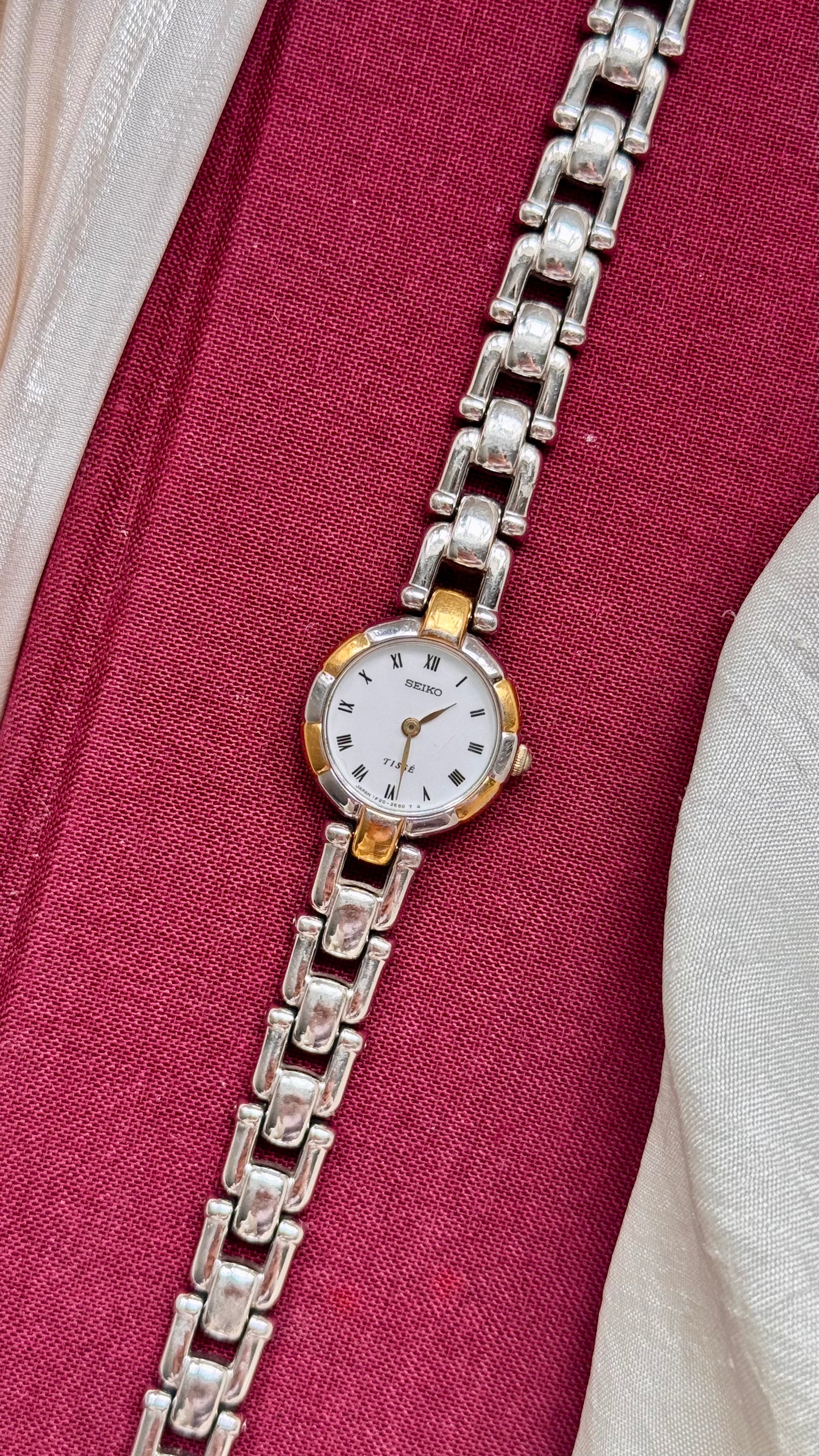 1990s Vintage Seiko Tissé Watch