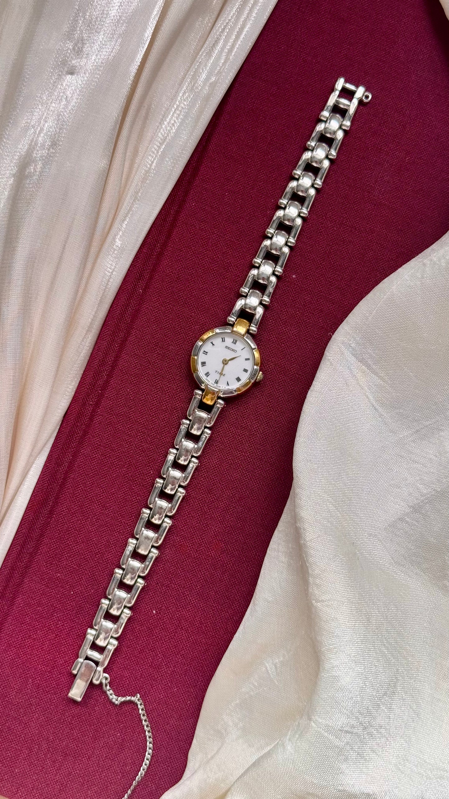 1990s Vintage Seiko Tissé Watch